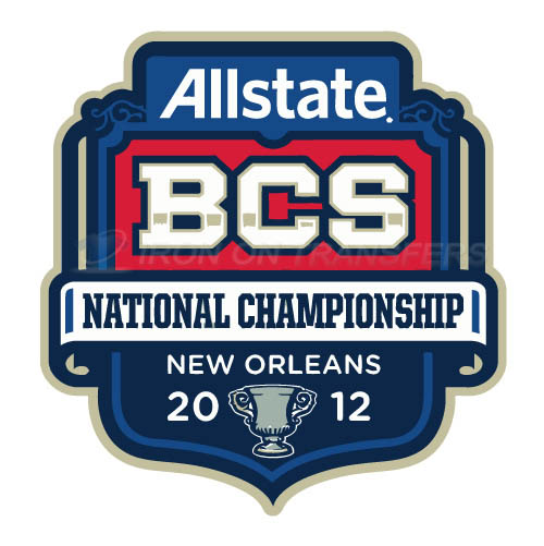 BCS Championship Game Primary Logos 2012 Iron-on Transfers (Heat Transfers) N3249